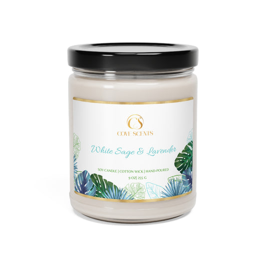 White Sage & Lavender Soy Candle