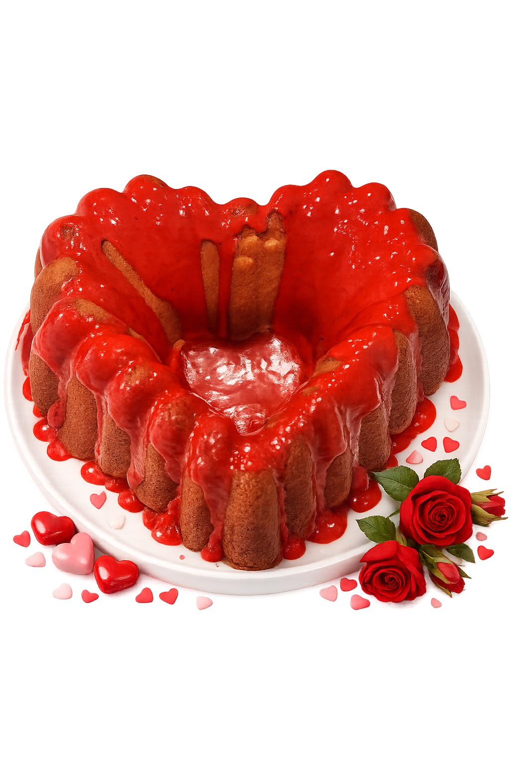 Red Delight Pound Cake